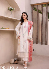 Khass by Peridot Embroidered Lawn Suits Unstitched 3 Piece - PR25EE PR-419A